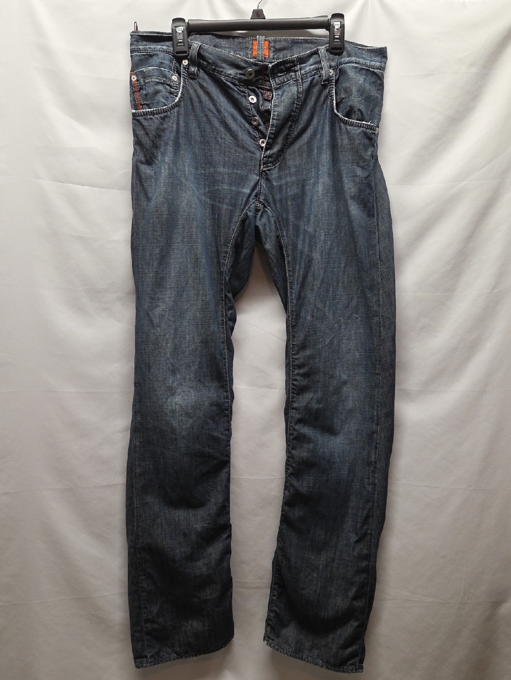 Hugo Boss Orange Label Vintage Y2K Distressed Gusseted Tall